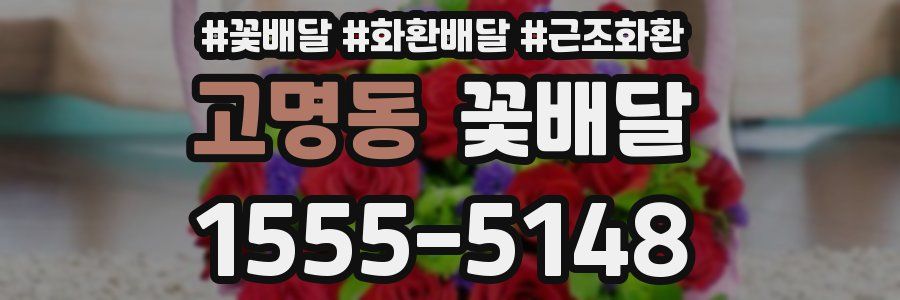 고명동 꽃배달