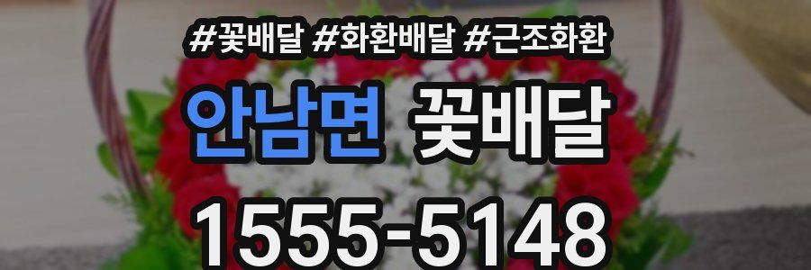 안남면 꽃배달
