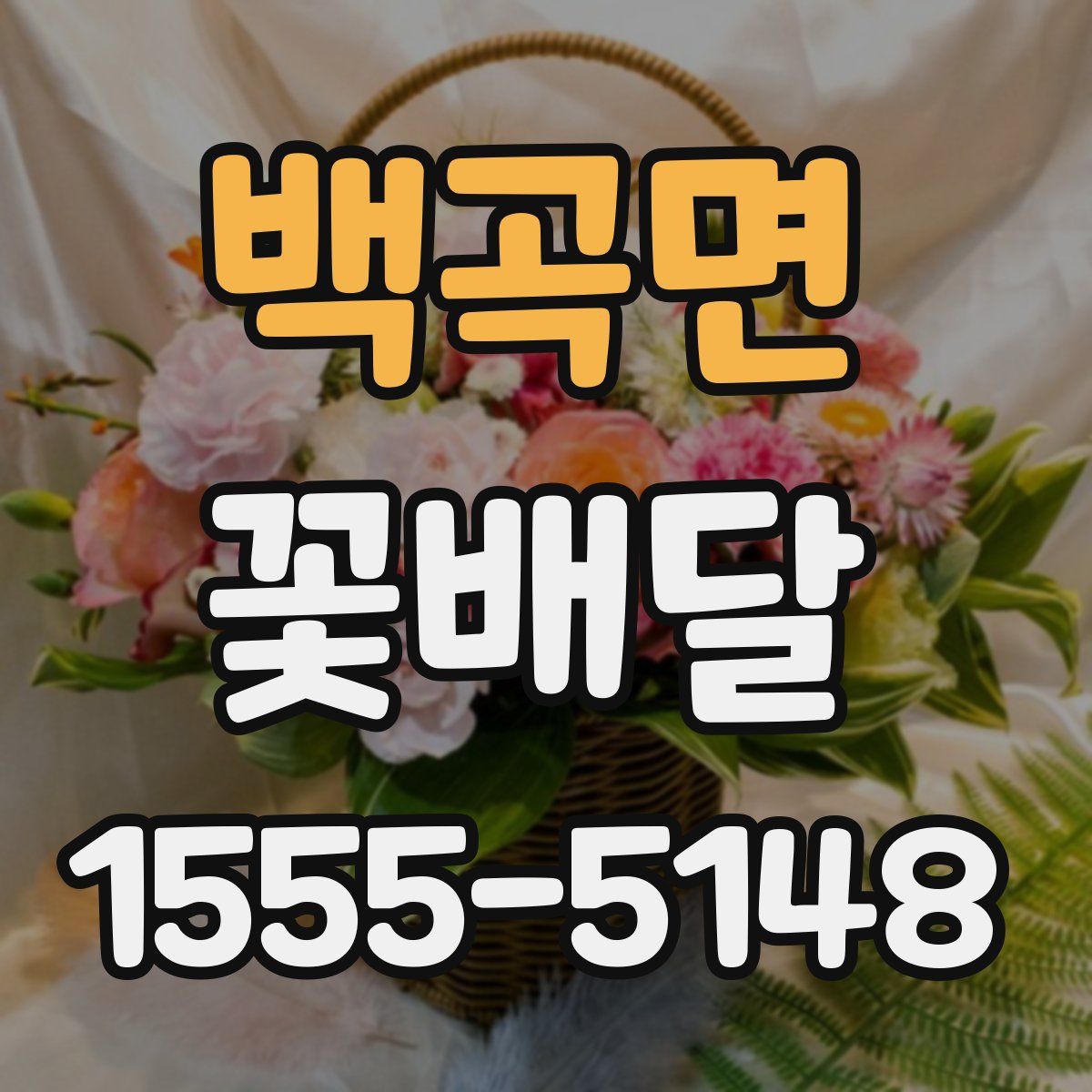 백곡면 꽃배달