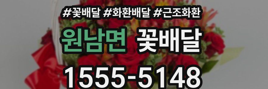 원남면 꽃배달