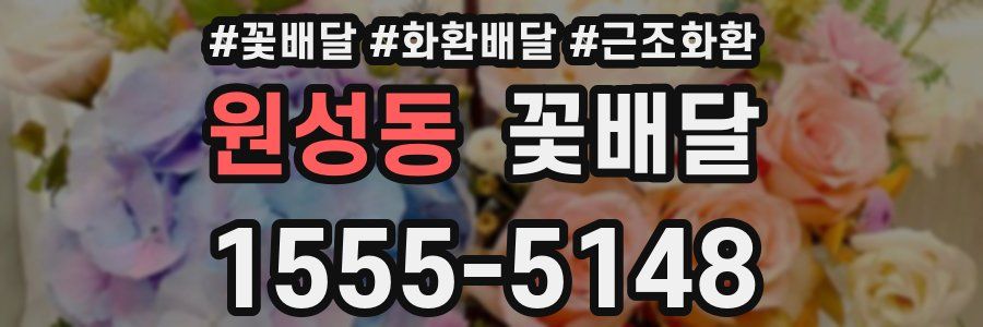 원성동 꽃배달