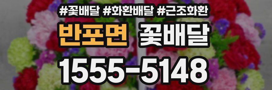 반포면 꽃배달