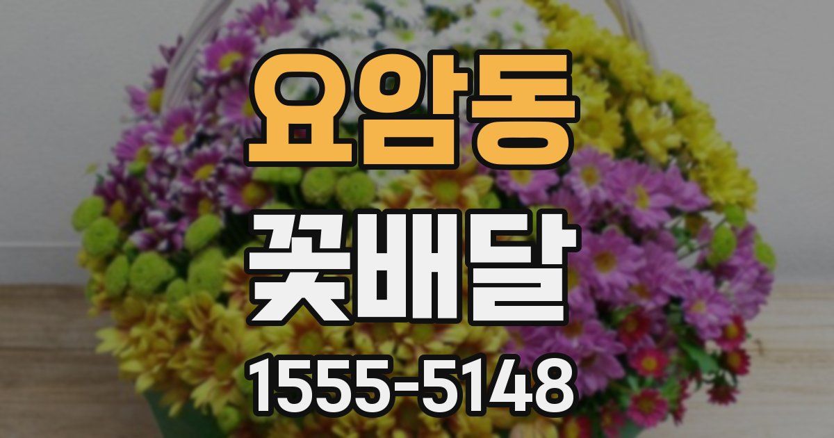 요암동 꽃배달