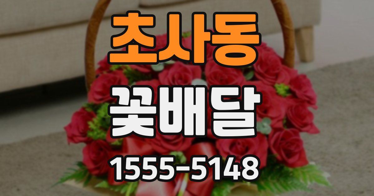 초사동 꽃배달