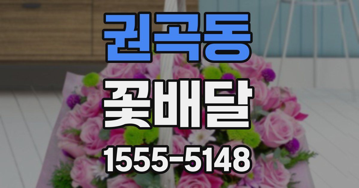 권곡동 꽃배달