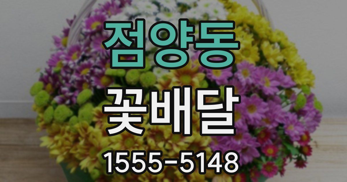 점양동 꽃배달
