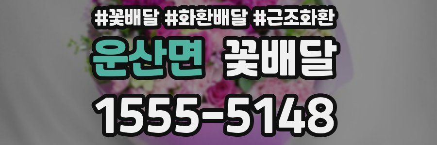 운산면 꽃배달