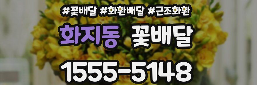 화지동 꽃배달