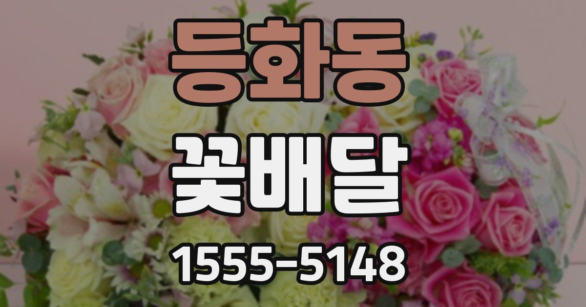 등화동 꽃배달