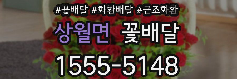 상월면 꽃배달
