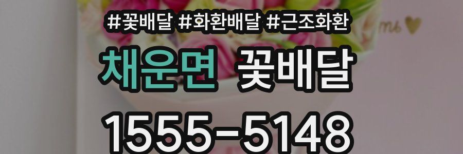채운면 꽃배달