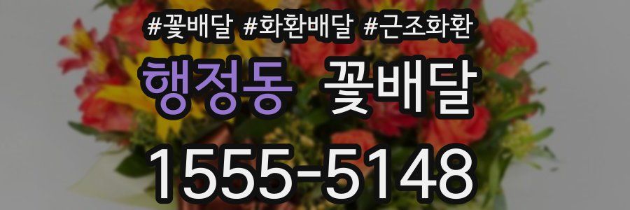 행정동 꽃배달