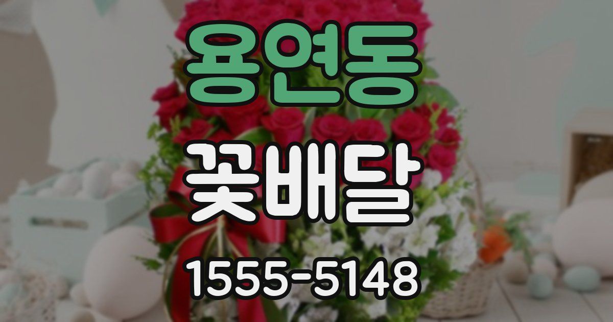 용연동 꽃배달