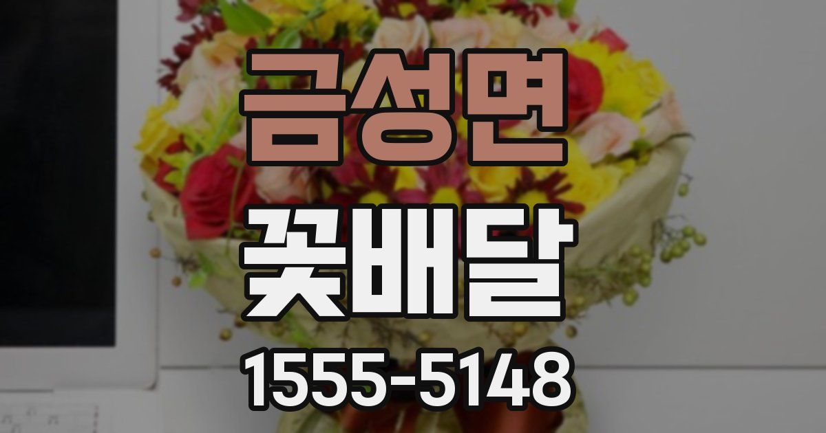 금성면 꽃배달