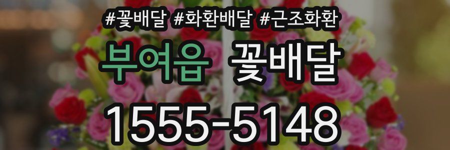 부여읍 꽃배달