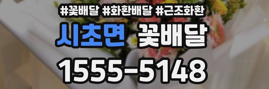시초면 꽃배달