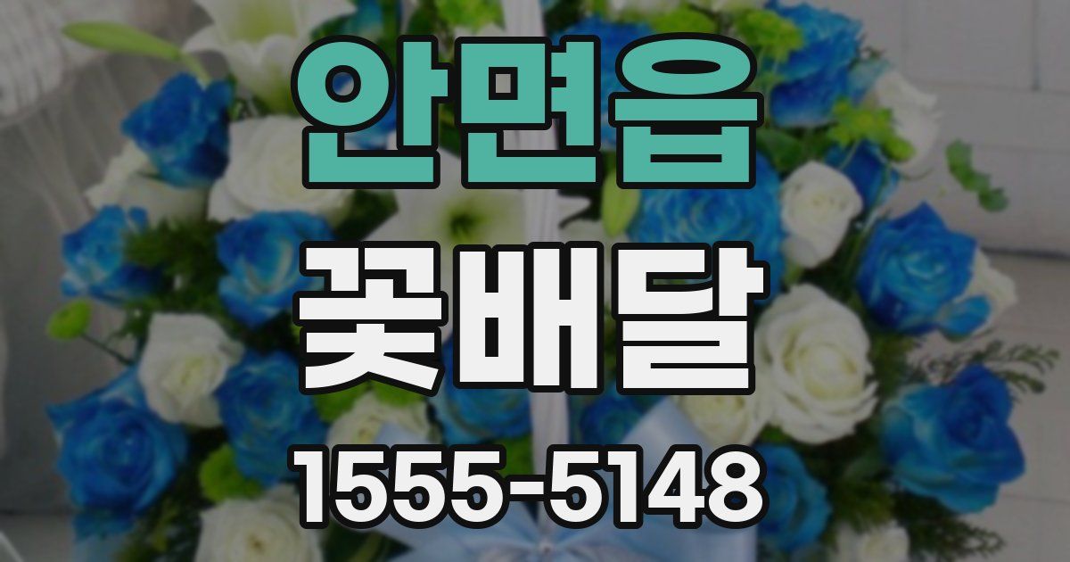 안면읍 꽃배달