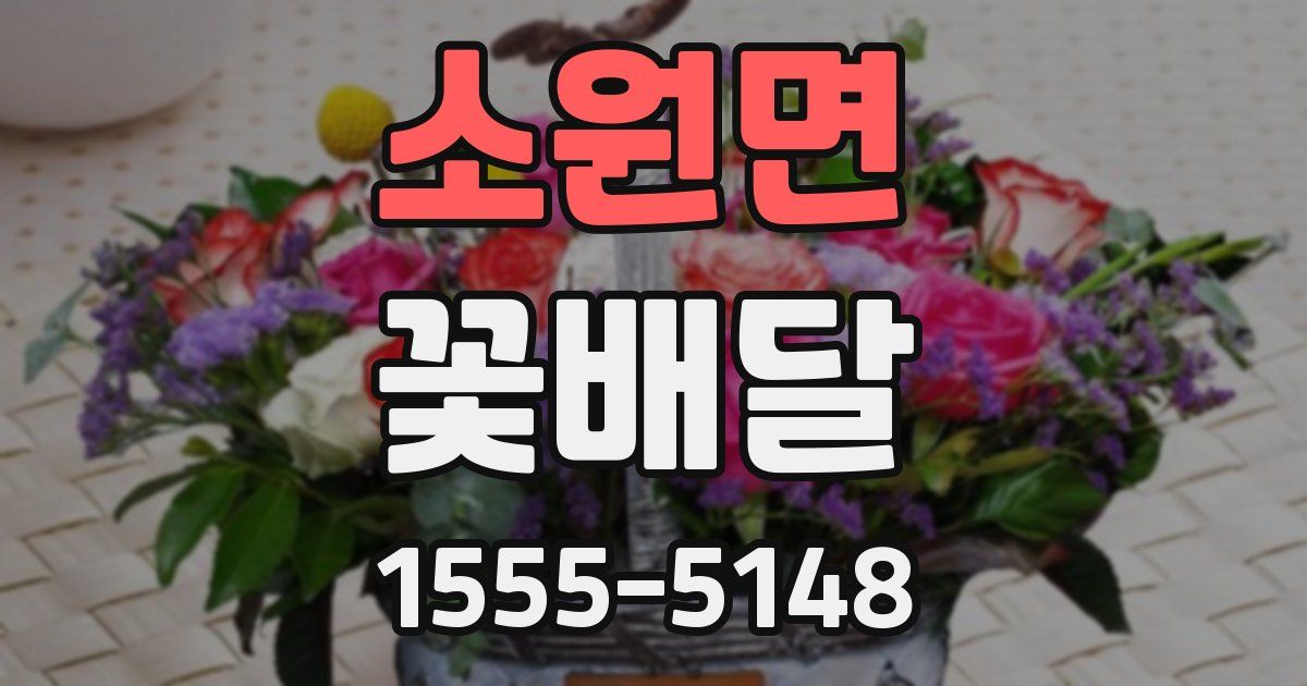 소원면 꽃배달