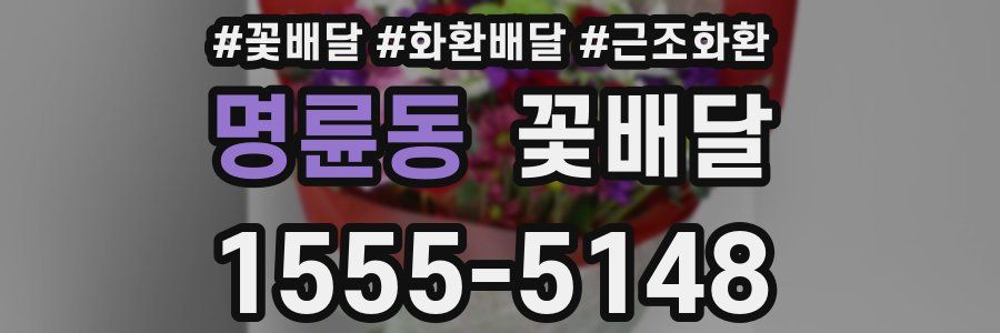 명륜동 꽃배달