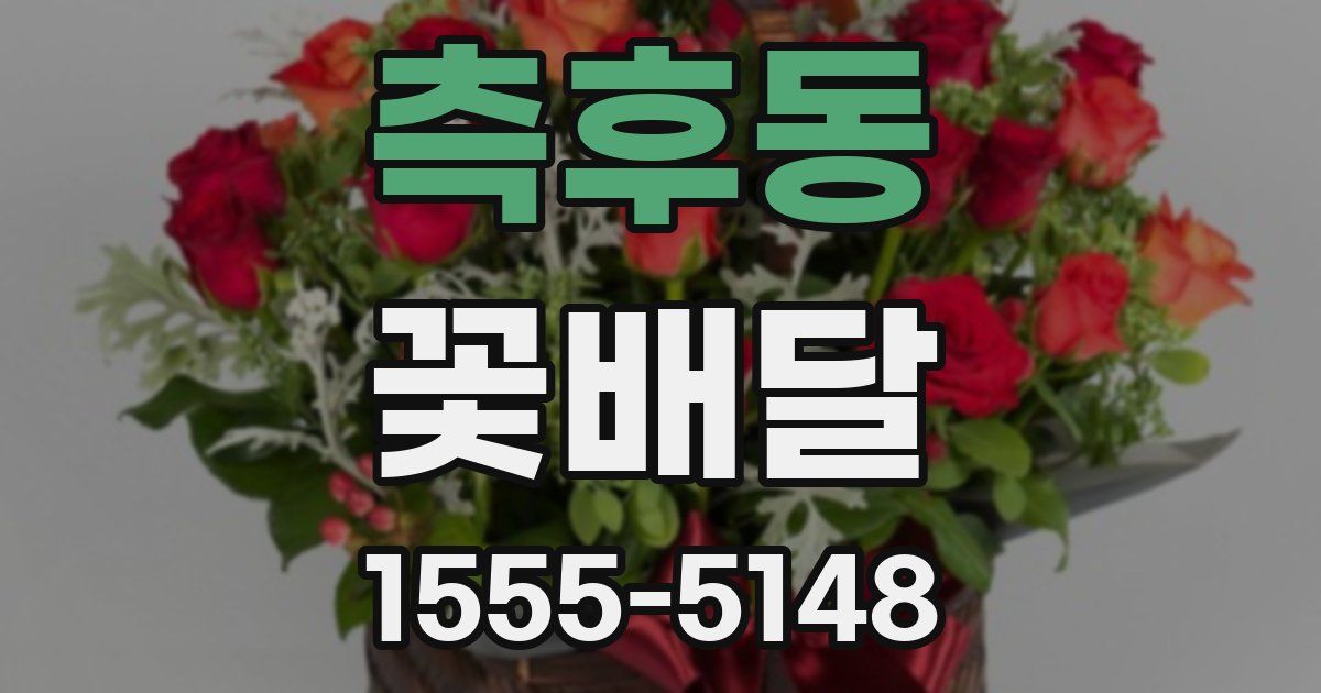 측후동 꽃배달