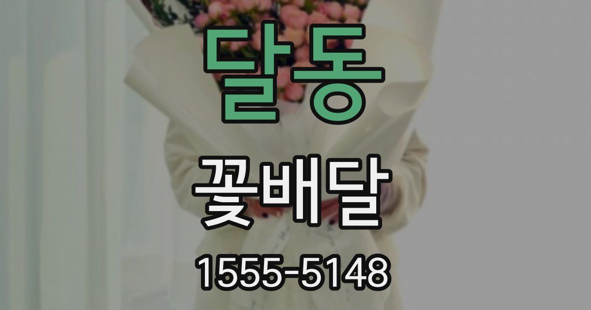 달동 꽃배달