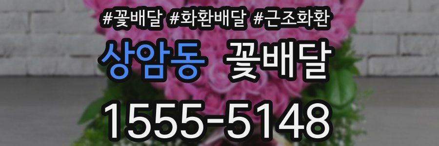 상암동 꽃배달