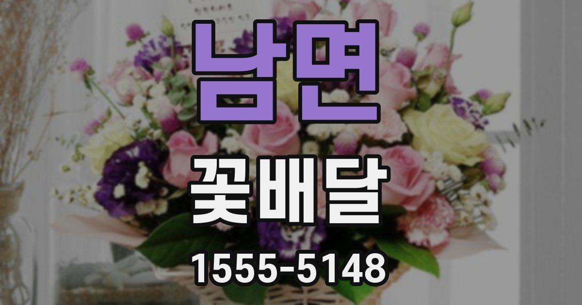 남면 꽃배달