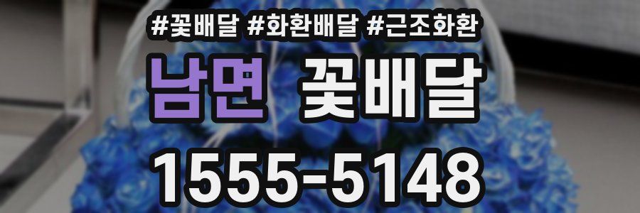남면 꽃배달