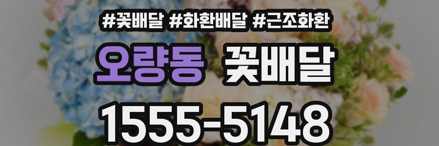 오량동 꽃배달