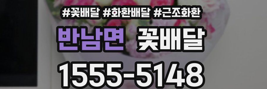 반남면 꽃배달
