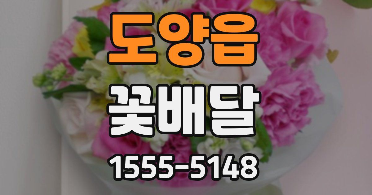 도양읍 꽃배달