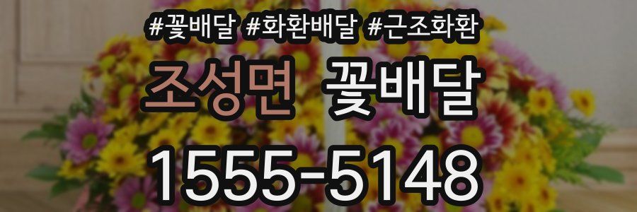 조성면 꽃배달