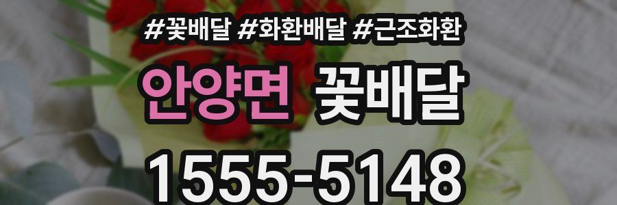 안양면 꽃배달