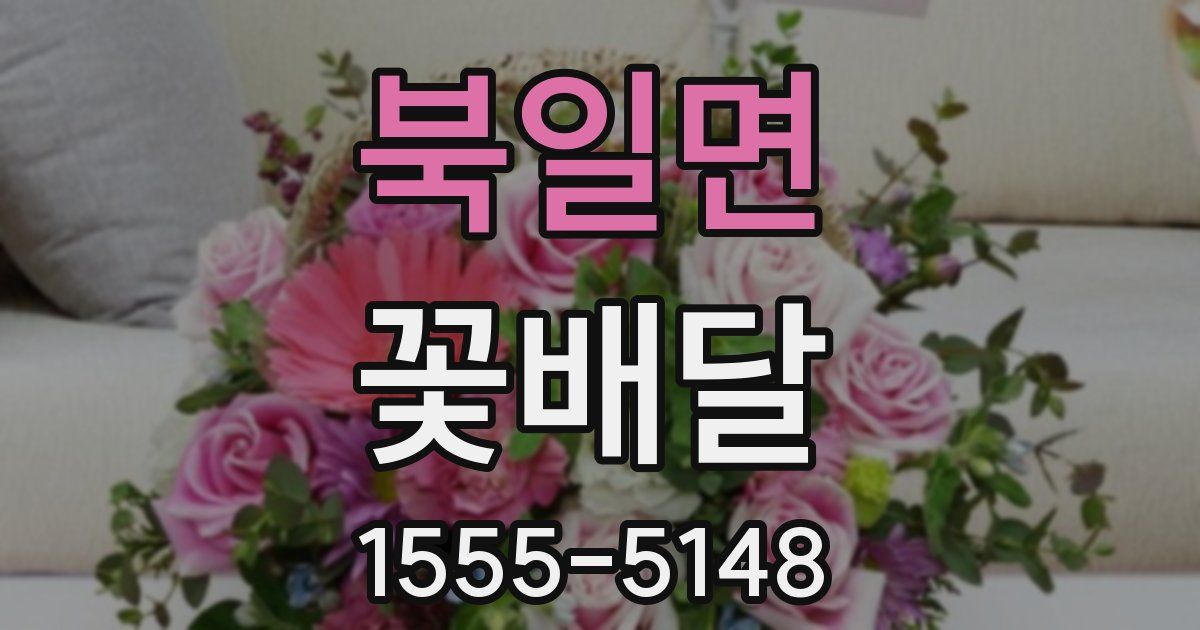 북일면 꽃배달