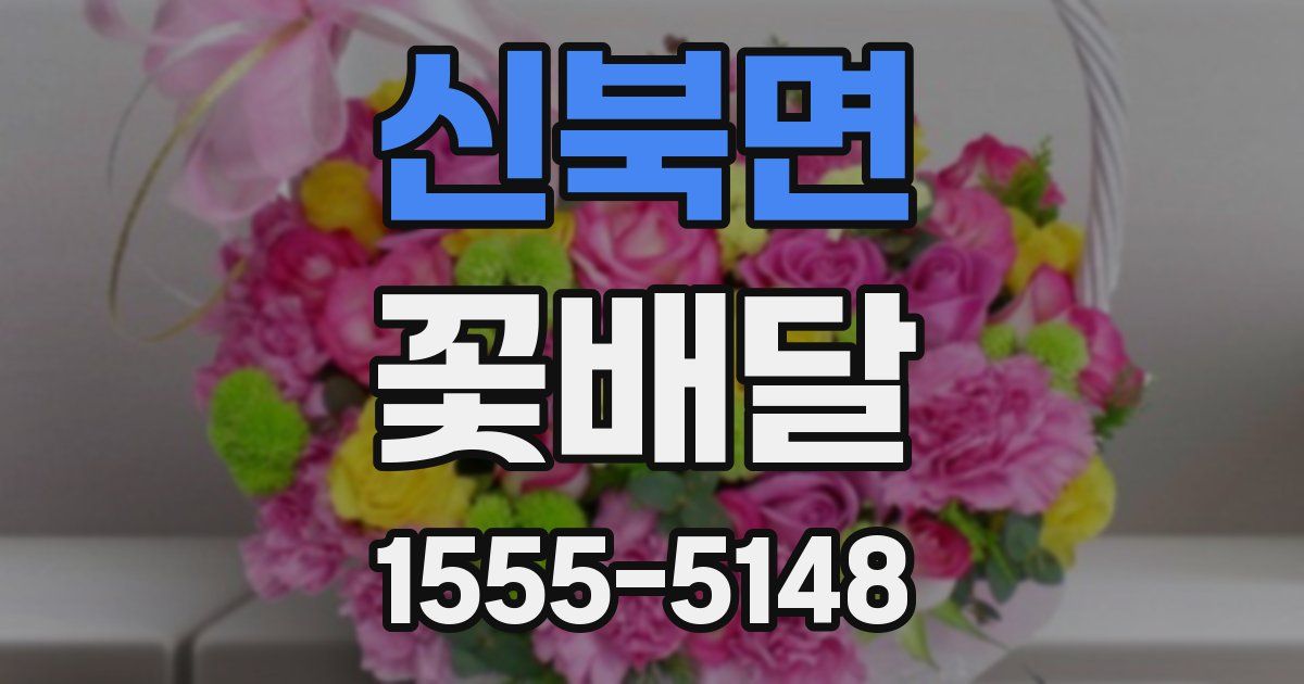 신북면 꽃배달