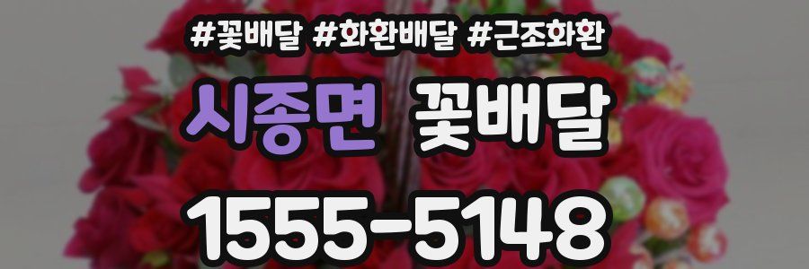 시종면 꽃배달