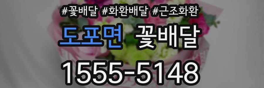 도포면 꽃배달
