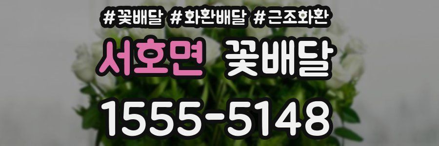 서호면 꽃배달