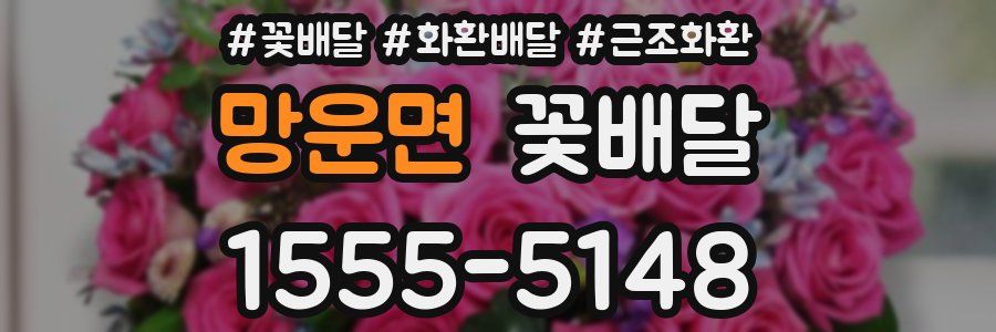 망운면 꽃배달
