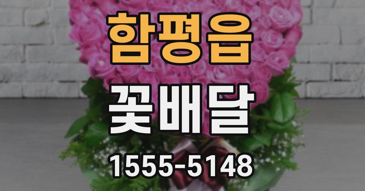 함평읍 꽃배달