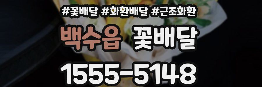백수읍 꽃배달