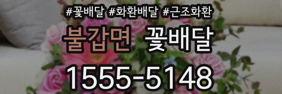 불갑면 꽃배달