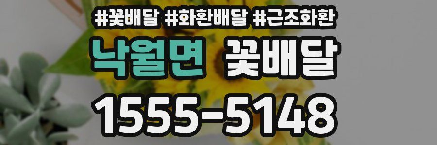 낙월면 꽃배달