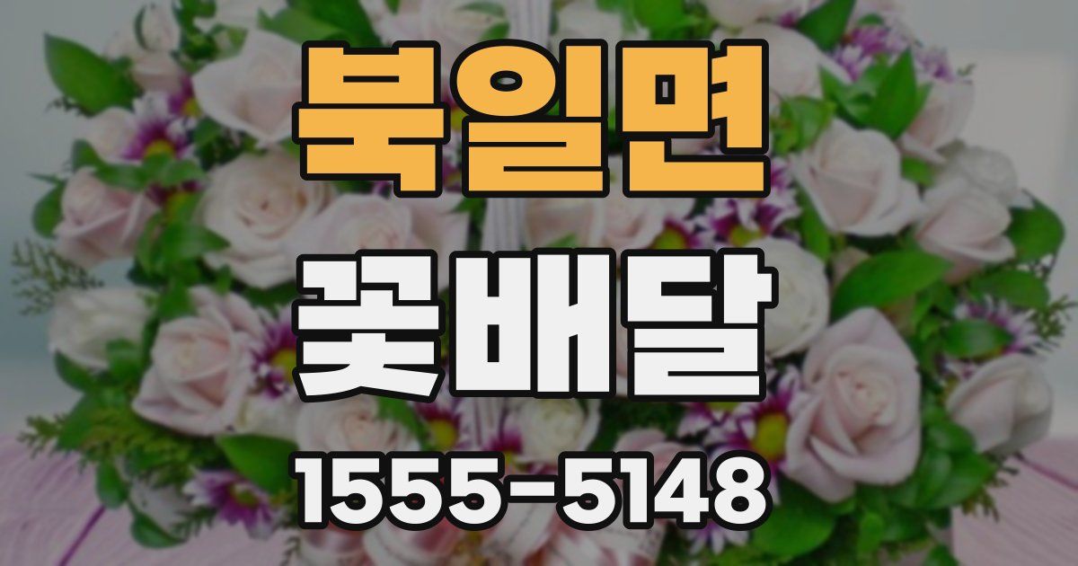 북일면 꽃배달