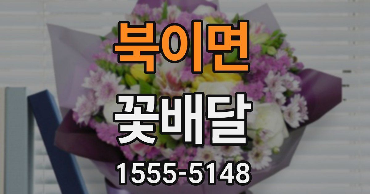 북이면 꽃배달
