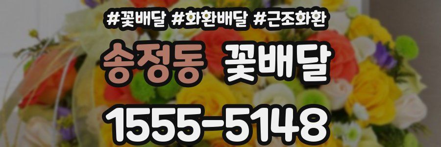 송정동 꽃배달
