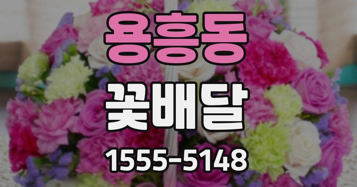 용흥동 꽃배달