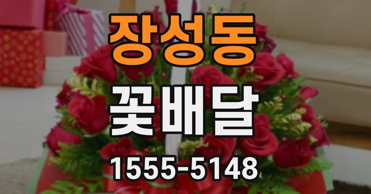 장성동 꽃배달