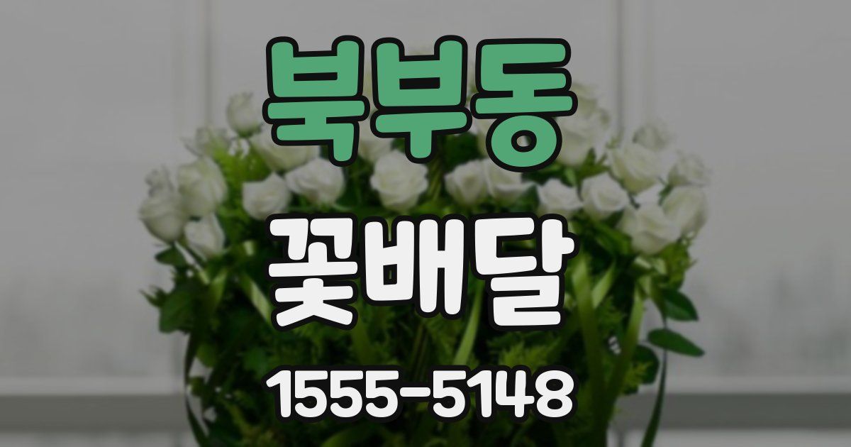 북부동 꽃배달