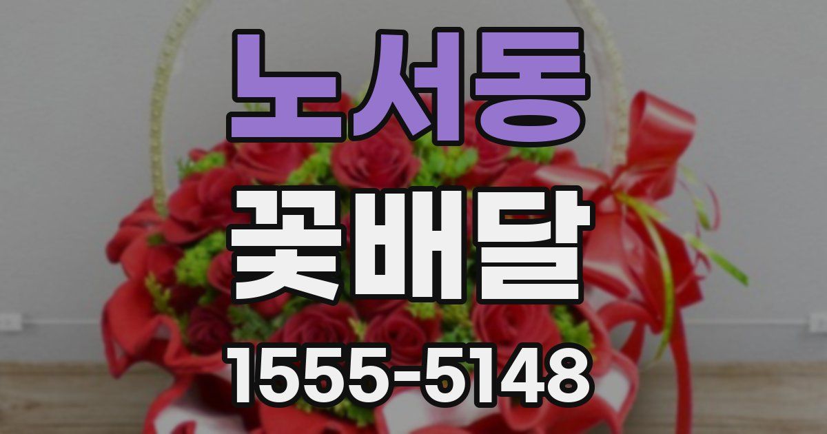 노서동 꽃배달